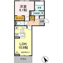 ライフコア南俣の物件間取画像